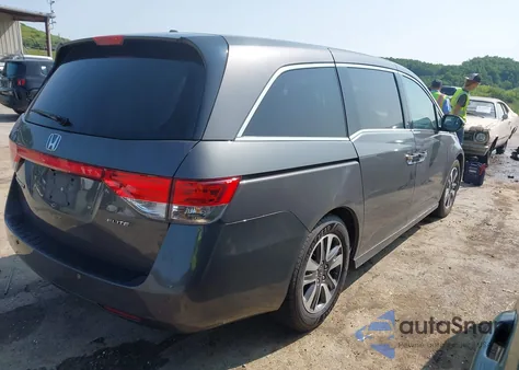 2015 Honda Odyssey Touring/Touring Elite из США, поврежденный, VIN 5FNRL5H98FB090751